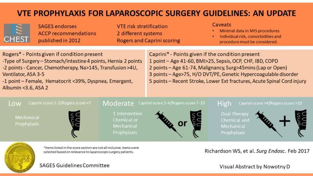 Visual Graphic for VTE Prophylaxis